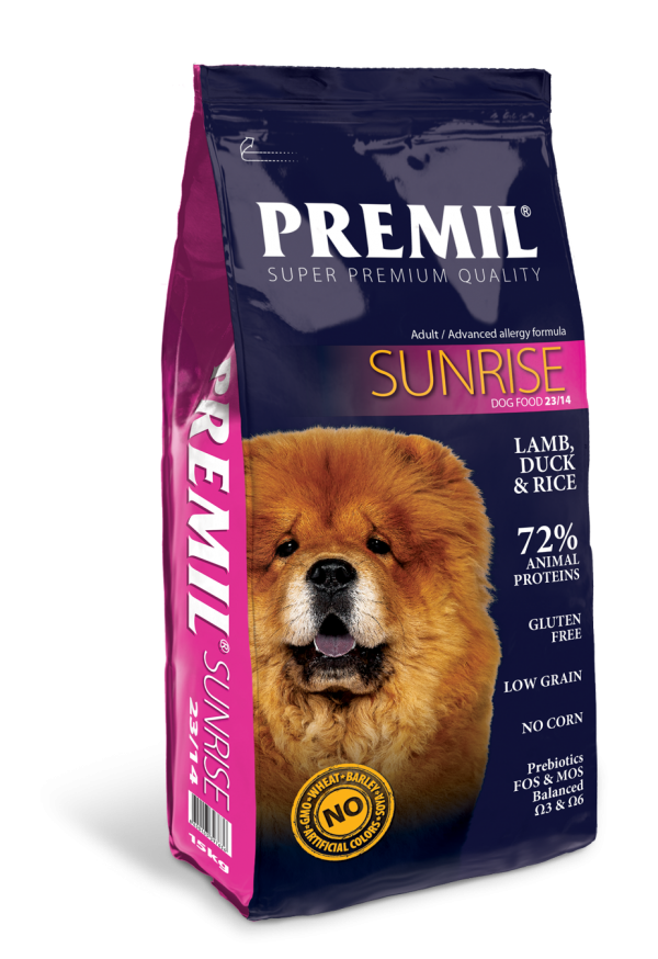 Sunrise 23/14 Lamm-Ente-Thunfisch (Darmempfindliche Hunde)