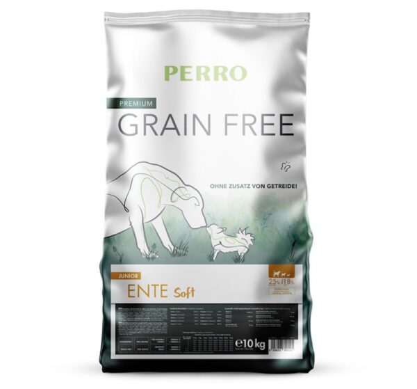 PERRO Grain Free Junior Ente Soft